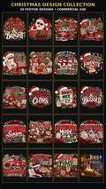 Christmas T-Shirt Decal Bundle — 20 Festive Designs