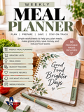 Weekly Meal Planner | Printable Meal Planning & Grocery List